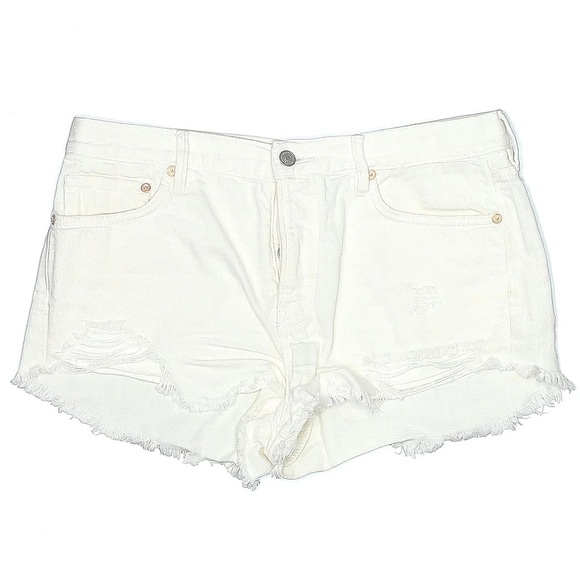 WE THE FREE - 32- Lasso Cutoff Frayed Distressed Jean Shorts Price Firm! - NWT - Picture 1 of 10